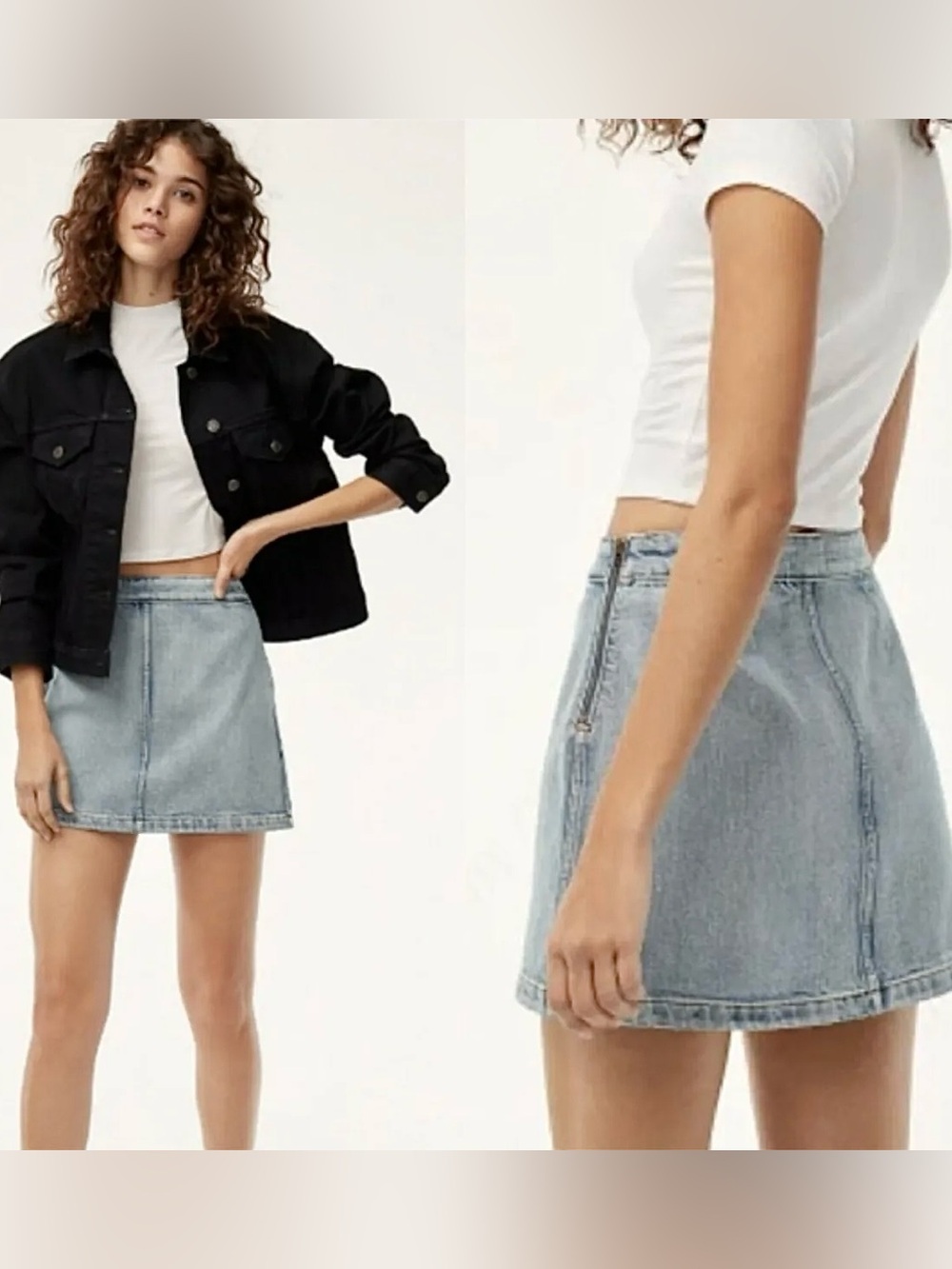 Aritzia Wilfred Denim Skirt in Size 00